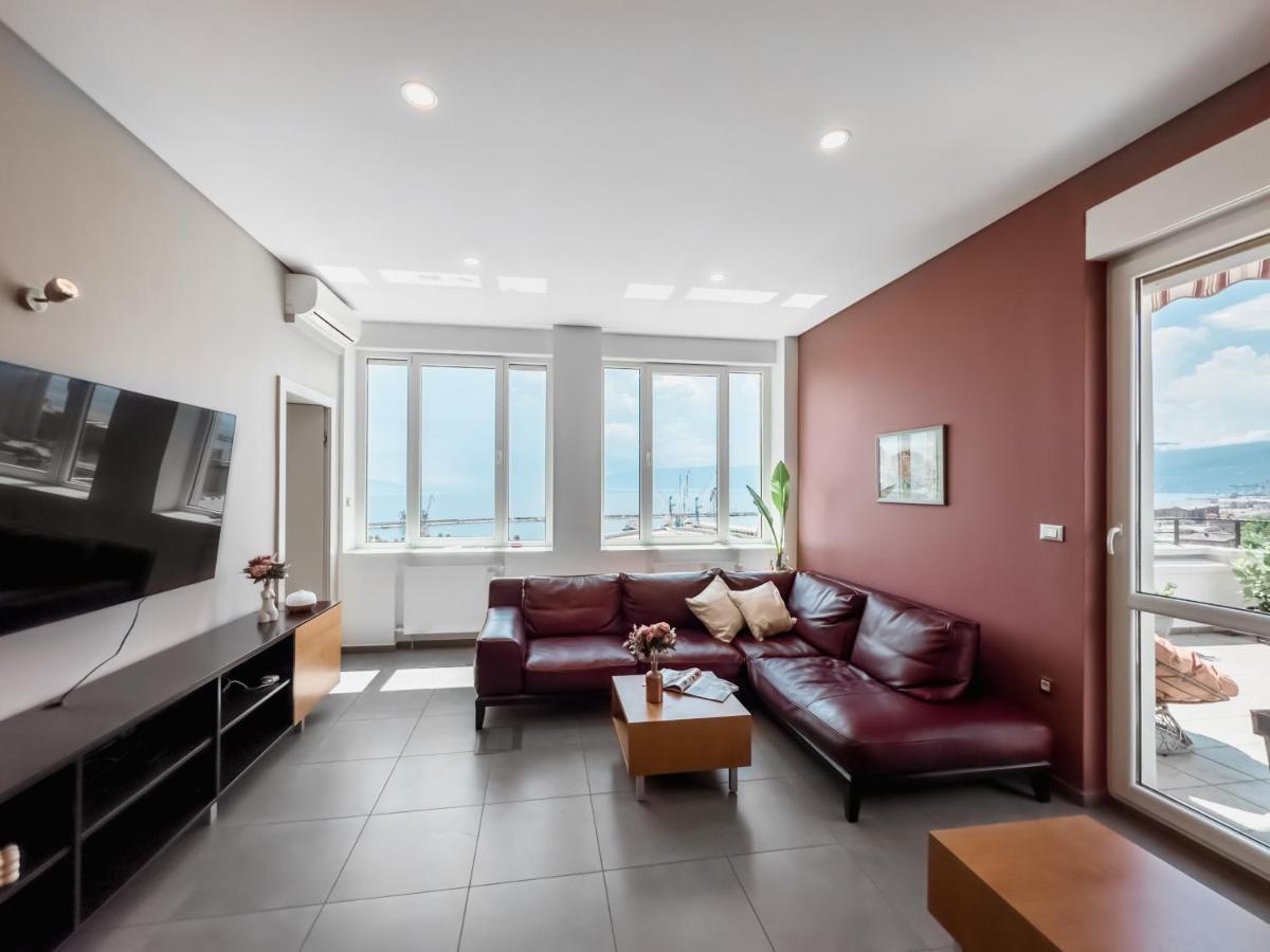 105M2 Penthouse Sea View Rijeka With Free Garage Parking Apartment Екстериор снимка