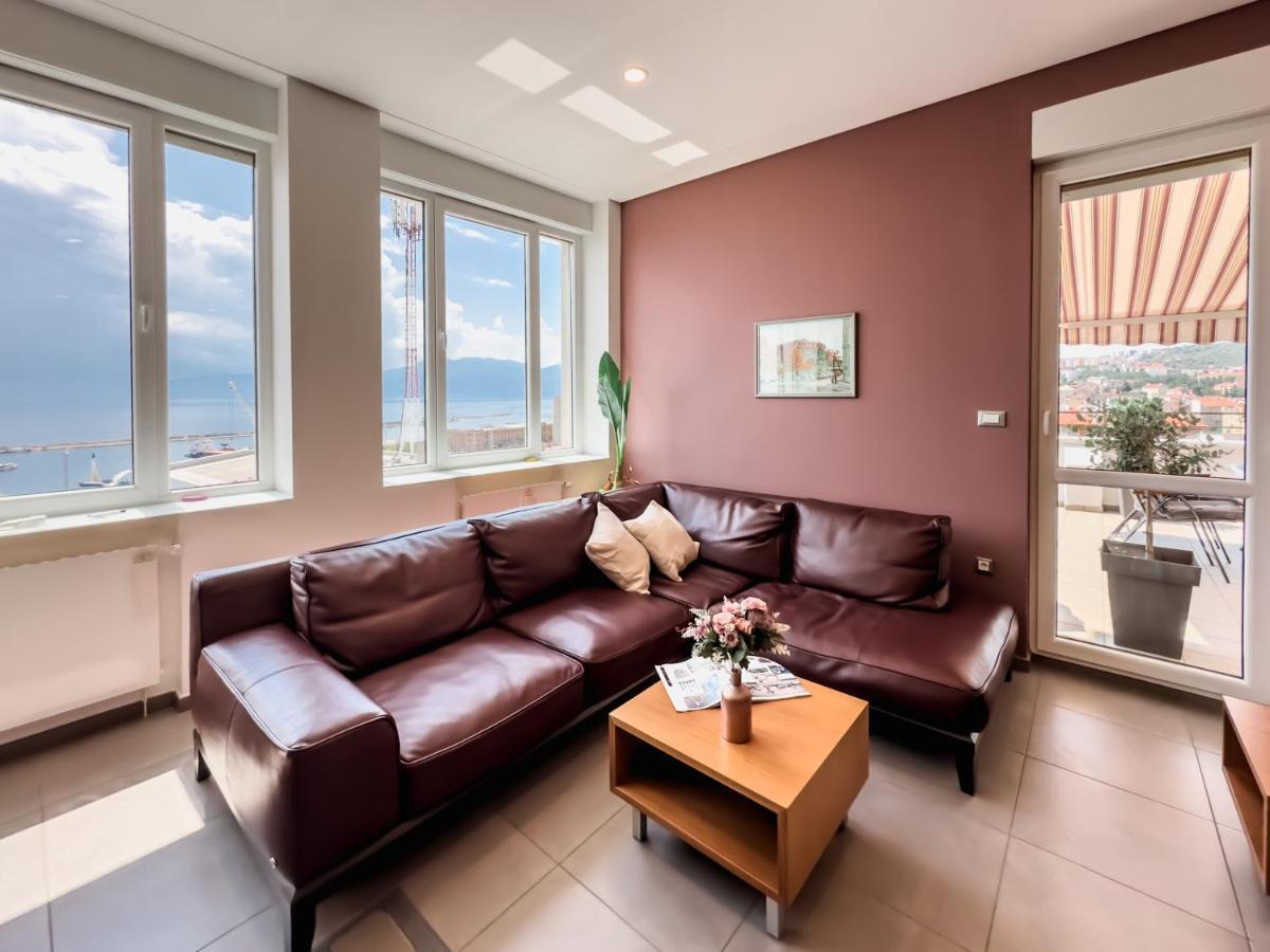 105M2 Penthouse Sea View Rijeka With Free Garage Parking Apartment Екстериор снимка